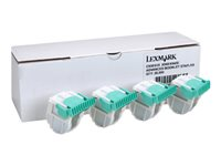 Lexmark - Häftklammermagasin (paket om 4) - för Lexmark C950, X854, X860dhe 4, X862de 4, X862dte 3, X862dte 4, X864dhe 3, X950, X952, X954 21Z0357