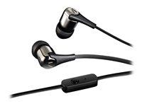 ASUS EL30 - Headset - inuti örat - kabelansluten - ljudisolerande - silver 90XB01C0-BHS000