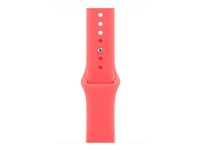 Apple - Band för smart klocka - 46mm - M/L (passar handleder på 160 - 210 mm) - ljus guava - för Watch Hermès Series 9, SE 3, Series 10, Series 11, Series 8, Series 9, Ultra 2, Ultra 3 MHYJ4ZM/A