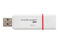 Kingston DataTraveler G4 - USB flash-enhet - 32 GB - USB 3.0 - röd DTIG4/32GB