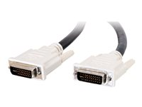 C2G - DVI-kabel - dubbel länk - DVI-I (hane) till DVI-I (hane) - 3 m 81180
