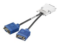 HP - VGA-kabel - HD-15 (VGA) (hona) till DMS-59 (hane) - för OMEN X by HP 900; HP 20, 22, 24; Pavilion 24, 560; Pavilion Wave 600; Slimline 260 GS567AA