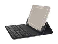 Belkin Portable Case - Tangentbord och foliefodral - Bluetooth - svart - för Amazon Kindle Fire HD 7; Barnes & Noble nook Tablet; Google Nexus 7; Samsung Galaxy Tab 2 F5L146AYBLK