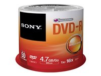 Sony DMR-47SP - 50 x DVD-R - 4.7 GB 16x - spindel 50DMR47SP
