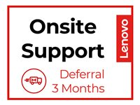 Lenovo Onsite - Utökat serviceavtal - material och tillverkning - 3 månader - på platsen - för ThinkCentre E73; ThinkCentre Edge 93; ThinkCentre M32; M53; M73; M78; M79; M83; M93 5WS0H45655