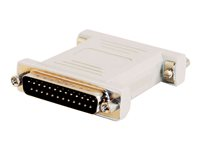 C2G PORT SAVER ADAPTER - Seriell/parallell adapter - DB-25 (hane) till DB-25 (hona) - formpressad 81516