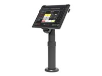 Compulocks iPad 10.2" Adjustable Height POS Kiosk Single - Ställ - för surfplatta - låsbar - svart - för Apple 10.2-inch iPad (7:e generation, 8:e generation, 9:e generation) CVPA103B