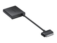 Samsung EPL-3PHP - Adapter för video / ljud - Samsung 30-stifts dockningskontakt hane till HDMI hona - för Galaxy Note 10.1, Note 10.1 LTE, Note 10.1 WiFi, Tab 10.1, Tab 8.9, Tab 8.9 WiFi EPL-3PHPBEGSTD