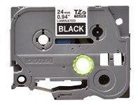 Brother TZe-355 - Självhäftande - vitt på svart - Rulle ( 2,4 cm x 8 m) 1 kassett(er) bandlaminat - för P-Touch PT-D450, D800, P900, P950; P-Touch Cube Plus PT-P710; P-Touch Cube Pro PT-P910 TZE355