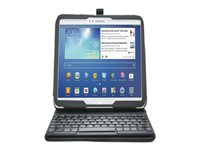 Kensington KeyFolio Pro - Tangentbord och foliefodral - Bluetooth - hela norden - svart - för Samsung Galaxy Tab 3 (10.1 tum) K97156PN