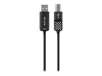 Belkin - USB-kabel - USB (hane) till USB typ B (hane) - 3.35 m - formpressad F2CU004EB11G-AP