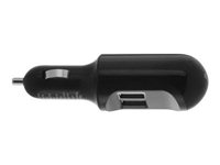 Belkin Dual Auto Charger - Strömadapter för bil - 2 utdatakontakter (USB) - för Apple iPhone/iPod F8Z280EA