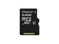 Kingston - Flash-minneskort - 64 GB - Class 10 - microSDXC SDCX10/64GBSP
