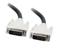C2G DVI-D M/M Dual Link Digital Video Cable - DVI-kabel - DVI-D (hane) till DVI-D (hane) - 50 cm - svart 81187