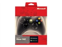 Microsoft Xbox 360 Controller for Windows - Spelkontroll - kabelansluten - svart - för PC, Microsoft Xbox 360 52A-00005