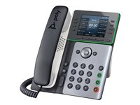HP Poly Edge E350 - VoIP-telefon med nummerpresentation/samtal väntar - 3-riktad samtalsförmåg - SIP, SDP - midnattsblå, vit 82M89AA