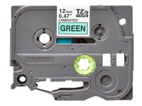 Brother TZe-731 - Svart på grön - Rulle (1,2 cm x 8 m) 1 kassett(er) bandlaminat - för Brother PT-D210, D600, H110, P750; P-Touch PT-1005, D450, H110; P-Touch Cube Pro PT-P910 TZE731