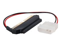 C2G Laptop Hard Drive Adapter - IDE/EIDE-adapter - 44 pin IDC (hona) till 40 pin IDC, 4 pin intern effekt (hane) 81836