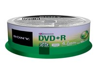 Sony 25DPR47SP - 25 x DVD+R - 4.7 GB (120 min) 16x - spindel 25DPR47SP