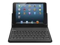 Belkin Portable Case - Tangentbord och foliefodral - Bluetooth - svart tangentbord, svart fodral F5L145AYBLK