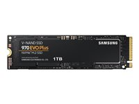 Samsung 970 EVO Plus MZ-V7S1T0BW - SSD - krypterat - 1 TB - inbyggd - M.2 2280 - PCIe 3.0 x4 (NVMe) - buffert: 1 GB - 256 bitars AES - TCG Opal Encryption MZ-V7S1T0BW