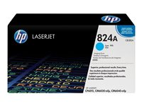 HP 824A - Cyan - original - valsenhet - för Color LaserJet CM6040, CM6040f, CM6049f, CP6015de, CP6015dn, CP6015n, CP6015x, CP6015xh CB385A