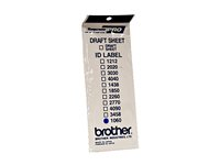 Brother ID1060 - 10 x 60 mm 12 etikett (er) stämpel-ID-etiketter - för StampCreator PRO SC-2000, PRO SC-2000USB ID1060