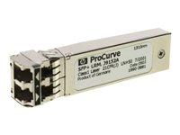 HPE - SFP+ sändar/mottagarmodul - 10GbE - 10GBase-LR - LC/UPC enkelläge - upp till 10 km - 1310 nm - för HPE 6120, 6600, SFP+ zl; HPE Aruba 2930F 24, 2930F 48, 5406 J9151A