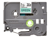 Brother TZe-721 - Svart på grön - Rulle (0,9 cm x 8 m) 1 kassett(er) bandlaminat - för Brother PT-D210, D600, H110, H200; P-Touch PT-1005, E110, H107; P-Touch Cube Plus PT-P710 TZE721