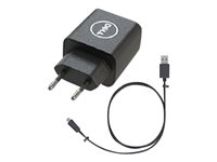 Dell - Strömadapter - 10 Watt - 2 A (USB) - på kabel: Micro-USB - för Venue 10 Pro (5050), 10 Pro (5055), 5830 Pro, 7, 8, 8 7840, 8 Pro, 8 Pro (3845) 450-ABPI