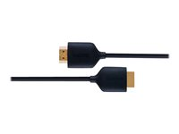 Belkin High Speed Ultra Thin - HDMI-kabel - HDMI hane till HDMI hane - 1.5 m - svart AV10154BF1.5M