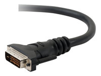 Belkin PRO Series - DVI-kabel - dubbel länk - DVI-D (hane) till DVI-D (hane) - 3 m - formpressad, tumskruvar F2E4141CP3M-DD
