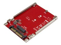 StarTech.com M.2 till U.2-adapter - För M.2 PCIe NVMe SSD-enheter - PCIe M.2-enhet till 2,5-tums U.2 (SFF-8639) värdadapter - M2 SSD-konverterare, röd - Gränssnittsadapter - M.2 - M.2 Card - U.2 - röd U2M2E125