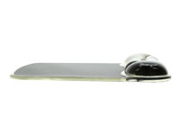 Kensington Duo Gel Mouse Wristrest Wave - Mustablett med handledskudde - tvåfärgad grafit 62399