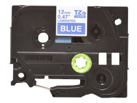 Brother TZe-535 - Vit på blå - Rulle (1,2 cm x 8 m) 1 kassett(er) bandlaminat - för Brother PT-D210, D600, H110; P-Touch PT-1005, D450, H110, P300; P-Touch Cube Pro PT-P910 TZE535