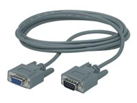 APC - Seriell kabel - DB-9 (hane) till DB-9 (hona) - grå - för P/N: SRV1KA-TW, SRV1KI-TW, SRV2KA-TW, SRV2KI-TW, SRV3KA-TW, SRV3KI-TW, SRV6KI-TW AP9823