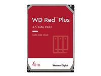 WD Red Plus WD40EFRX - Hårddisk - 4 TB - inbyggd - 3.5" - SATA 6Gb/s - buffert: 64 MB - för My Cloud EX2; EX4 WD40EFRX