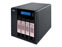 Fujitsu CELVIN NAS Server Q802 - NAS-server - 4 fack - 8 TB - SATA 6Gb/s - HDD 2 TB x 4 - RAID RAID 0, 1, 5, 6, 10, JBOD, 5 hot spare, 6-reservsnabbyte, 10 hot spare - Gigabit Ethernet - iSCSI support S26341-F103-L872