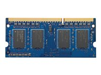 HP - DDR3 - modul - 1 GB - SO DIMM 204-pin - 1333 MHz / PC3-10600 - ej buffrad - icke ECC - för EliteBook 27XX, 84XX, 85XX, 87XX; Mini 100; Pavilion Laptop dv6, dv7; ProBook 64XX, 65XX AT911AA#AC3