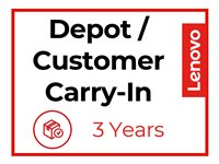 Lenovo Depot/Customer Carry-In Upgrade - Utökat serviceavtal - material och tillverkning (för bärbara datorer) - 3 år - för ThinkPad A285; A485; L13; L13 Yoga; L390; L390 Yoga; L490; L590; T49X; T590; X39X 5WS0W86728