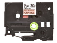 Brother TZe-B31 - Svart på fluorescerande orange - Rulle (1,2 cm x 5 m) 1 kassett(er) bandlaminat - för Brother PT-D210, D600, H110; P-Touch PT-1005, 1010, D450, D800, H110, P300, P900, P950 TZEB31