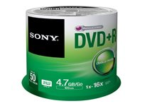 Sony 50DPR47SP - 50 x DVD+R - 4.7 GB (120 min) 16x - spindel 50DPR47SP