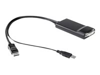 HP - DVI-adapter - USB, DisplayPort (hane) till DVI-D (hona) - för EliteDesk 800 G2, 800 G3, 800 G4; EliteOne 1000 G2; ENVY 27; ProDesk 400 G5, 600 G4 NR078AA
