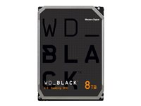 WD Black WDBSLA0080HNC - Hårddisk - 8 TB - inbyggd - 3.5" - SATA 6Gb/s - 7200 rpm - buffert: 256 MB WDBSLA0080HNC-WRSN