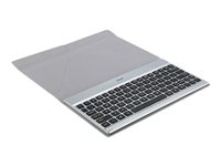 Acer Crunch - Tangentbord och foliefodral - Bluetooth - nordisk - svart, silver - för ICONIA W4 NP.KBD1A.00R