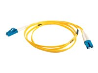 C2G LC-LC 9/125 OS1 Duplex Singlemode PVC Fiber Optic Cable (LSZH) - Patch-kabel - LC enkelläge (hane) till LC enkelläge (hane) - 7 m - fiberoptisk - duplex - 9 / 125 mikrometer - OS1 - halogenfri - gul 85608