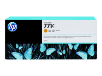 HP 771C - 775 ml - gul - original - bläckpatron - för DesignJet Z6200, Z6600, Z6610, Z6800, Z6810 B6Y10A