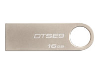 Kingston DataTraveler SE9 - USB flash-enhet - 16 GB - USB 2.0 - champagne DTSE9H/16GB