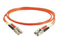 C2G - Patch-kabel - LC multiläge (hane) till LC multiläge (hane) - 10 m - fiberoptisk - 50/125 mikron - orange 85149