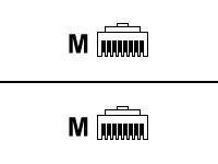 Belkin - Patch-kabel - RJ-45 (hane) till RJ-45 (hane) - 10 m - CAT 6 - hakfri A3L981BT10MBKHS